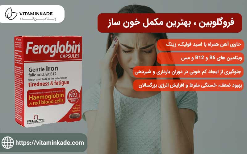 خرید کپسول فروگلوبین با تخفیف از داروخانه آنلاین ویتامین کده