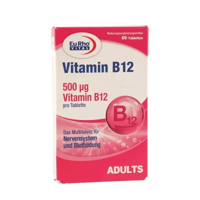 قیمت و خرید قرص ویتامین ب12 یوروویتال