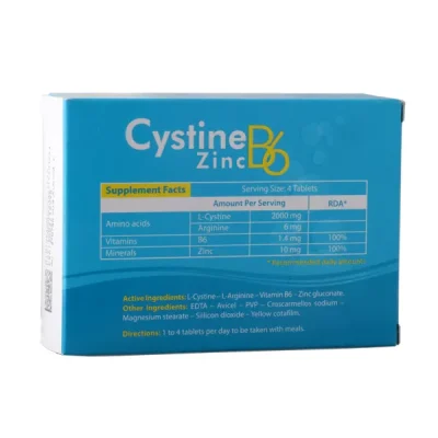 ترکیبات قرص سیستئین B6 زینک دانا