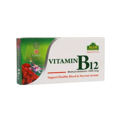قیمت و خرید قرص ویتامین B12 1000 میکروگرم آلفا ویتامینز 30 عدد