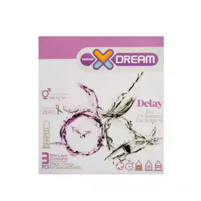 قیمت و خرید کاندوم تاخیری ایکس دریم XDream مدل Delay بسته 3 عددی